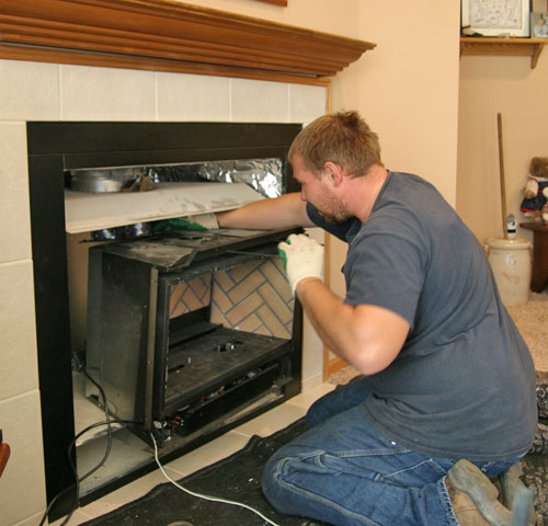 Gas fireplace install in Lees Summit MO