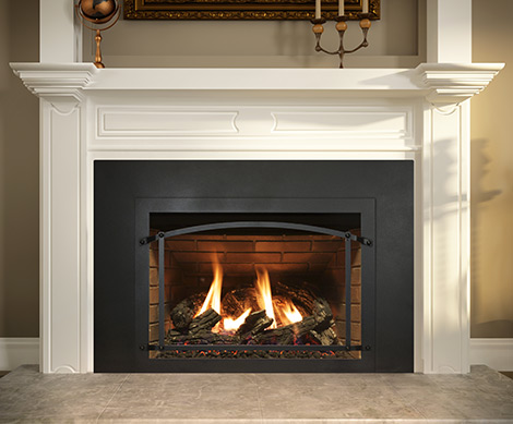 Wood Burning Fireplace To Gas Insert, Gas Fireplace Conversion From Wood Burning