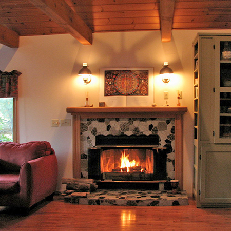 beautiful fireplace in Overland Park, KS