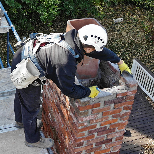 Olathe KS chimney masonry repair