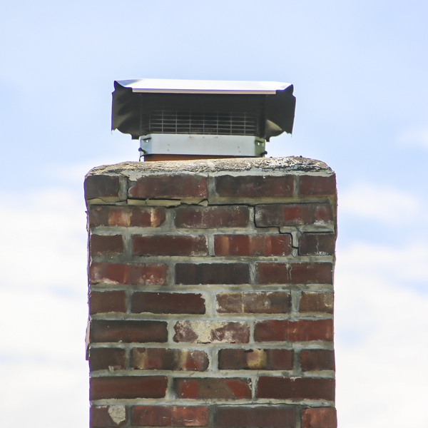 damaged chimney needing repair
