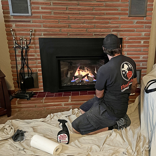 Overland Park KS gas fireplace insert install